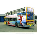 Stylish Pvc 150 To 580gsm / Sq.m Anti-rust, Anti-corrosive Bus Stop Shelter Advertising